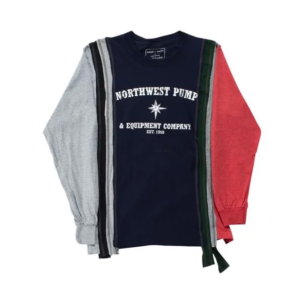 Футболка Needles 7 Cuts Long-Sleeve 'Multicolor', разноцветный