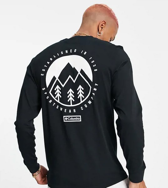Черный лонгслив Columbia Cades Cove – эксклюзивно для ASOS-Черный цвет