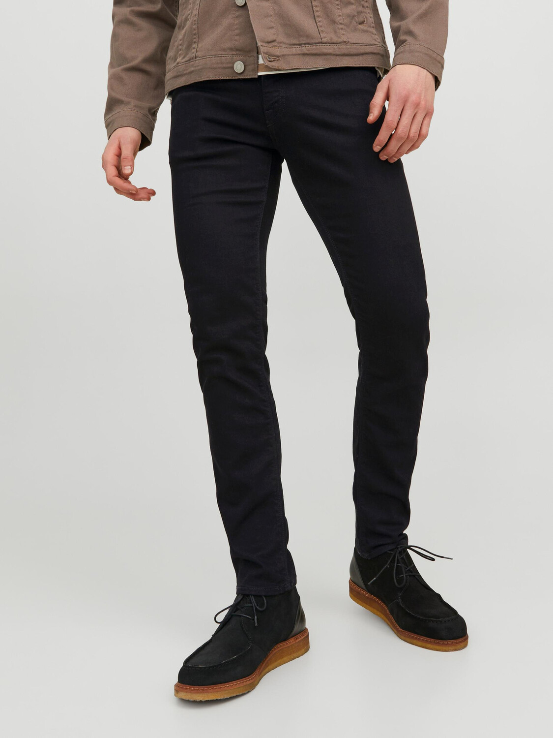 Джинсы Jack & Jones Slim Fit Skinny JJIGLENN JJFELIX, черный