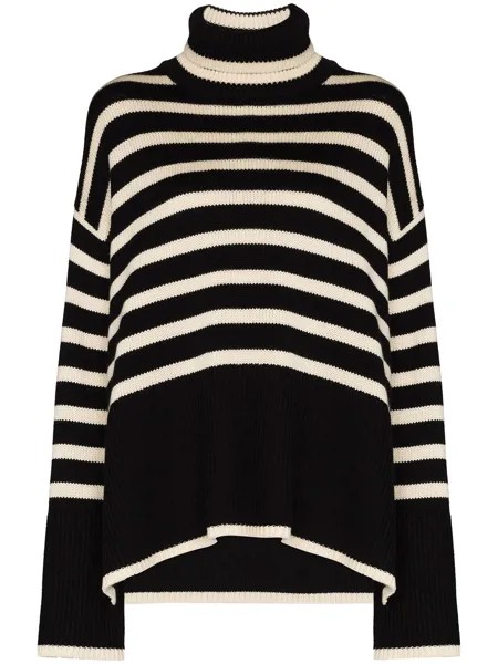 Totême Signature stripe knitted jumper