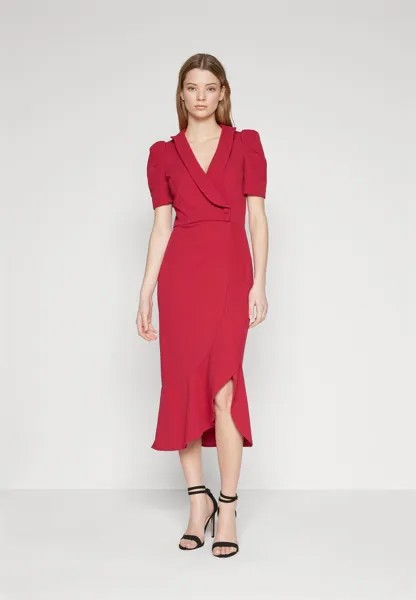 Платье из джерси VICLARA MIDI DRESS VILA, цвет cerise