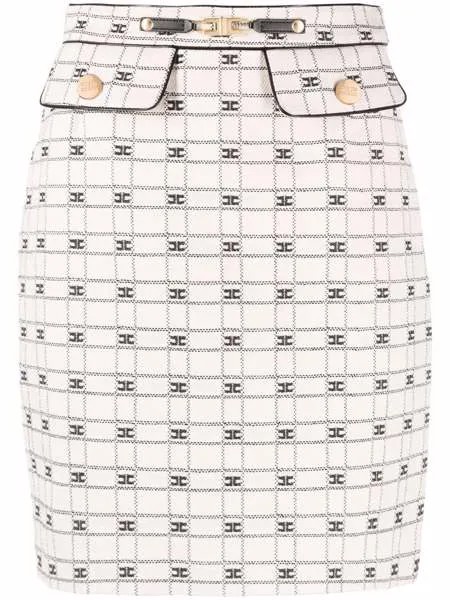 Elisabetta Franchi рубашка с монограммой