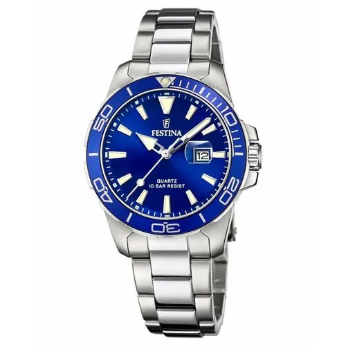 Наручные часы FESTINA F20503/3, серебряный, синий
