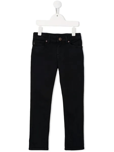 Emporio Armani Kids джинсы скинни средней посадки