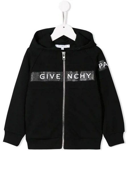 Givenchy Kids худи на молнии с логотипом
