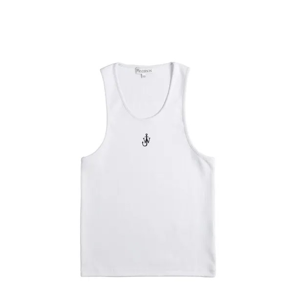 Футболка Jw Anderson Anchor Embroidery Tank Top JW Anderson, белый