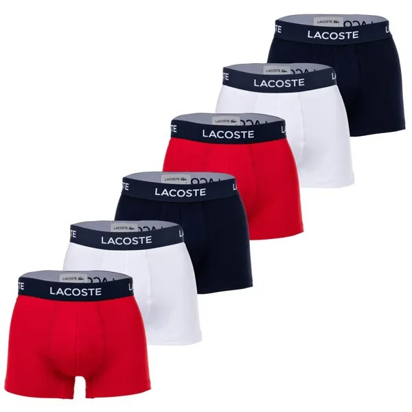 Боксеры Lacoste, разноцветный