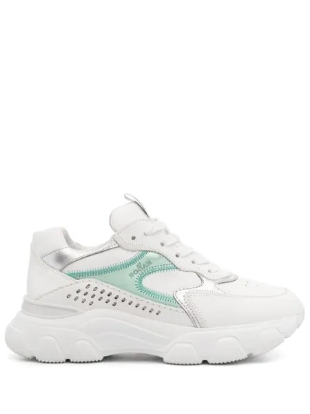 Кроссовки Hogan Chunky, белый/голубой