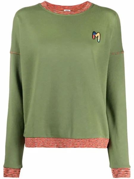 M Missoni свитер с нашивкой-логотипом