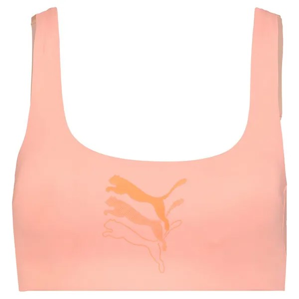 Топ бикини Puma Scoop Neck, розовый