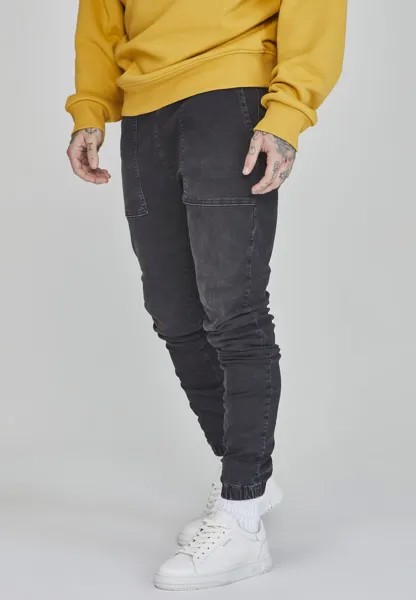 Джинсы скинни SIKSILK, черный