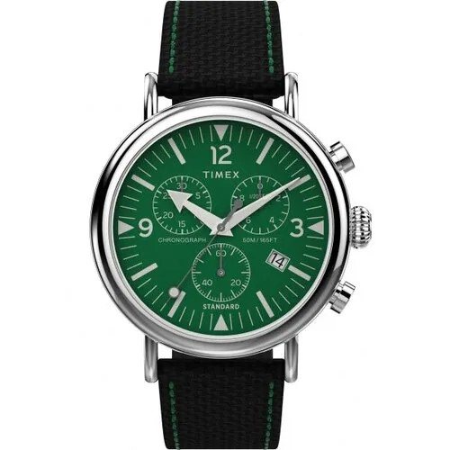 Наручные часы TIMEX TW2V43900, зеленый, серебряный
