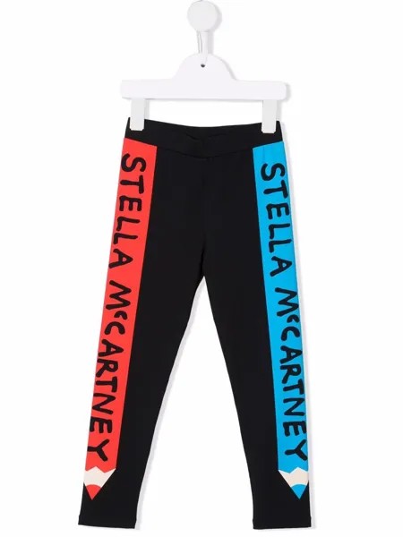 Stella McCartney Kids легинсы с логотипом