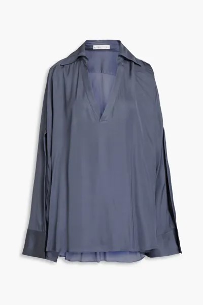 Атласная блузка Palmer//Harding, цвет Storm blue
