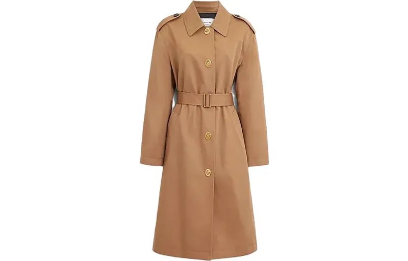 Женский тренч COACH, цвет Soft Fawn