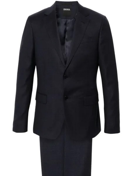 Zegna костюм в клетку, синий