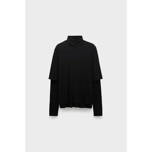 Водолазка Andrea Ya'aqov double layer turtleneck, размер 52, , чёрный