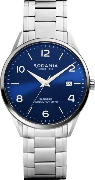 Наручные часы мужские RODANIA R16008 серебристые