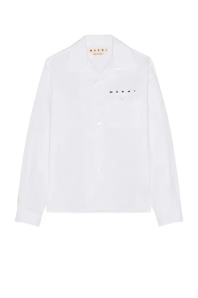 Рубашка Marni Shirt, цвет Lily White