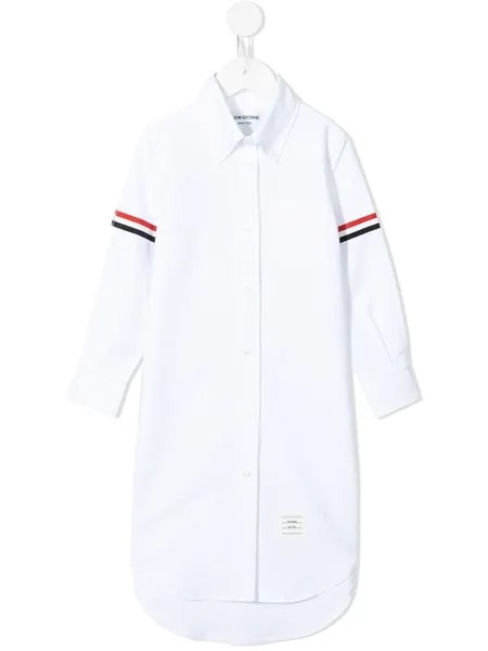 Thom Browne Kids платье-рубашка Oxford