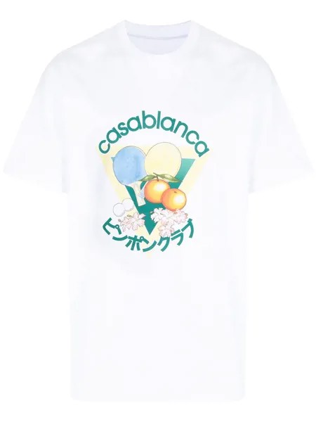 Casablanca Ping Pong-print T-shirt