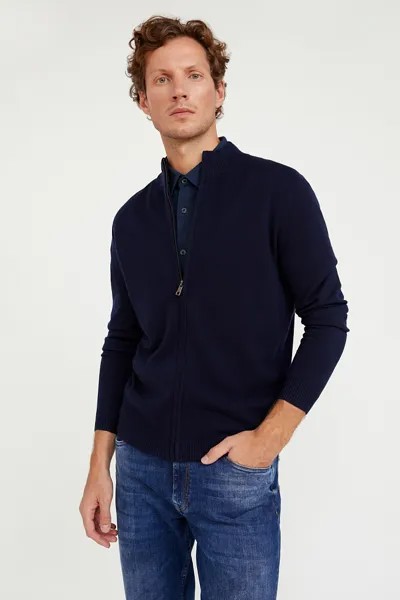Кардиган мужской Finn Flare A20-21114 синий 2XL