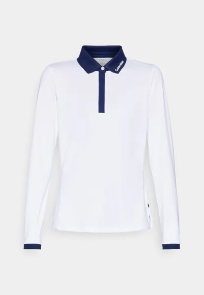 Рубашка поло WHITNEY SLEEVE Calvin Klein, белый