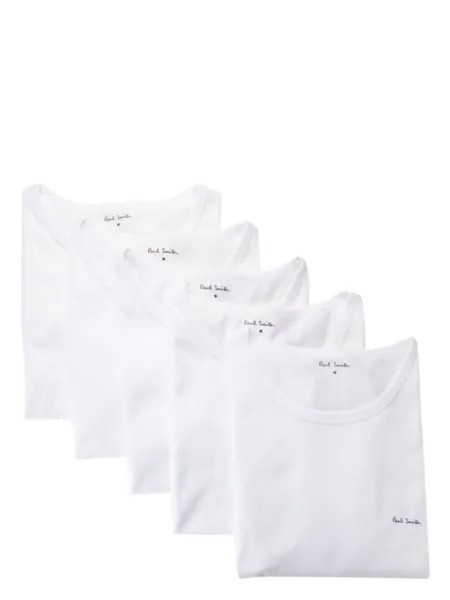 Paul Smith комплект из пяти футболок, белый