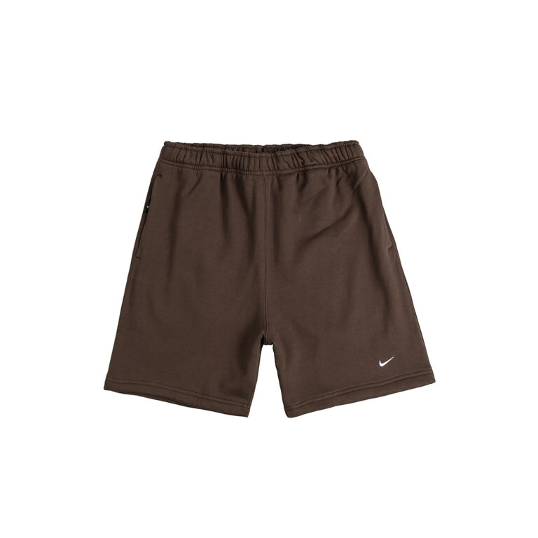 Шорты Solo Swoosh Fleece Shorts Nike, коричневый