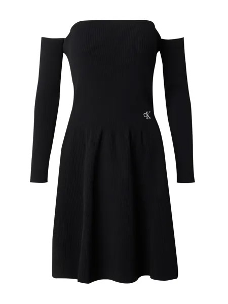 Вязанное платье Calvin Klein, черный