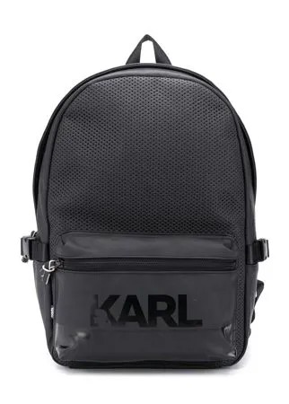 Karl Lagerfeld Kids рюкзак с перфорацией и логотипом