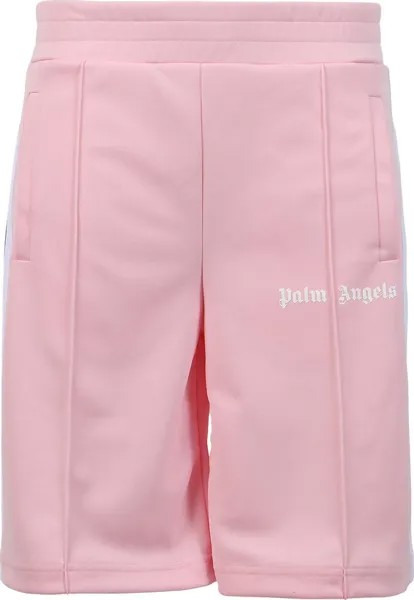 Брюки Palm Angels Slim Track Pants 'Almond Blossom/White', розовый