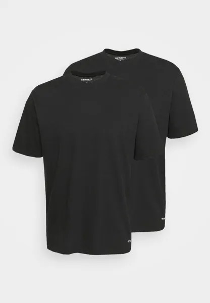 Базовая футболка STANDARD CREW NECK 2 PACK Carhartt WIP, черный/черный