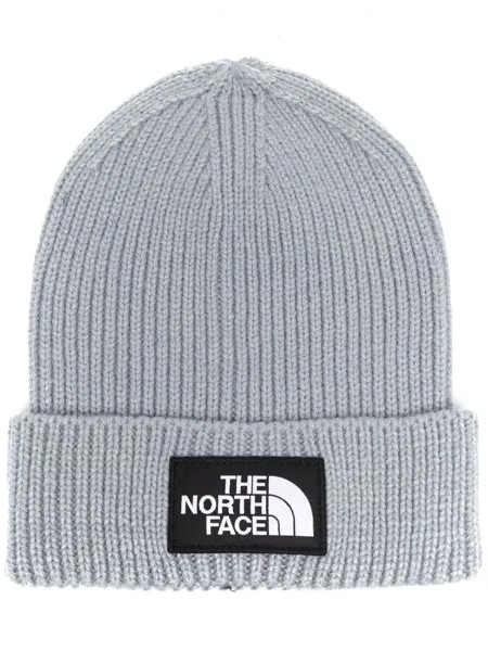 The North Face шапка бини с нашивкой-логотипом