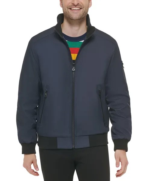 Мужская классическая куртка-бомбер из рипстопа на молнии спереди Calvin Klein, мульти