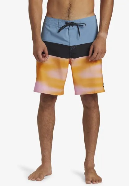 Шорты для плавания SURFSILK PANEL 18 Quiksilver, цвет light pink mottled orange