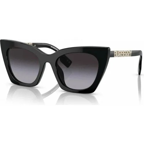 Солнцезащитные очки Burberry BE 4372U 30018G, черный, серый