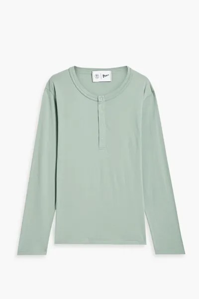 Джерси Габриэль Футболка Henley Frescobol Carioca, зеленый шалфей