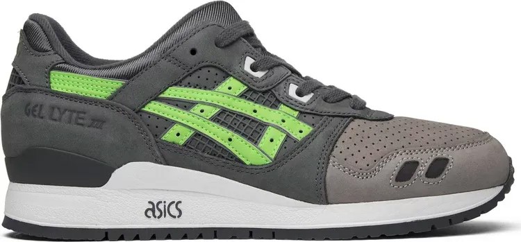 Кроссовки ronnie fieg x gel lyte 3 'super green' 2016 Asics, серый