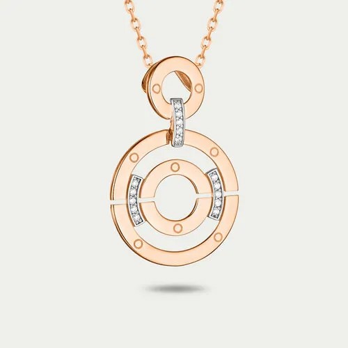Подвеска GOLD CENTER, золото, 585 проба, фианит