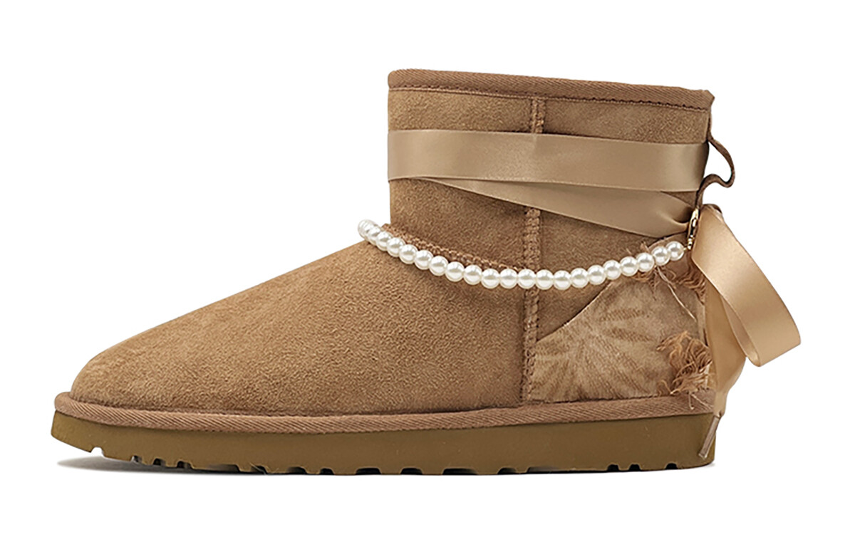 CLASSIC MINI Зимние ботинки женские бежевые Ugg