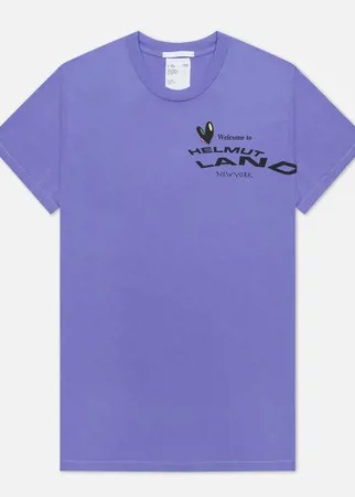 Мужская футболка Helmut Lang Helmut Land Map Standard, цвет фиолетовый, размер XL