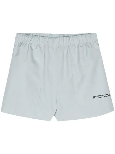 Шорты с эластичным поясом FENDI, синий