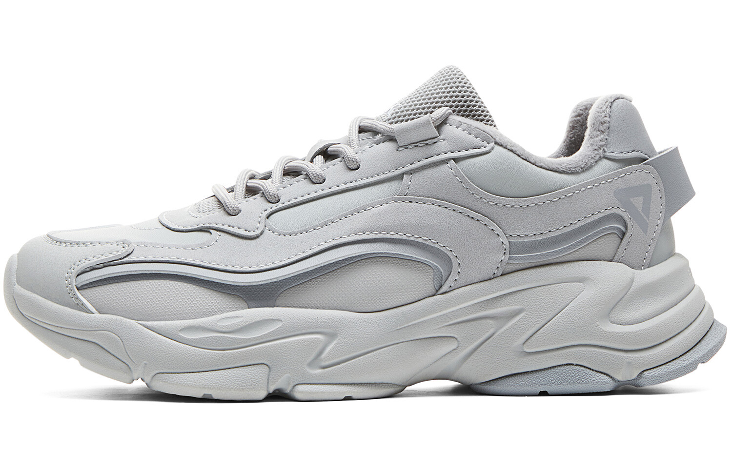 Кроссовки PEAK Chunky Sneakers Women's Low-top Iron Ash, серый