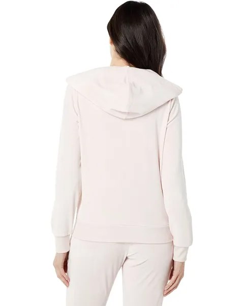 Худи U.S. POLO ASSN. Velour Zip Hoodie, цвет Blush