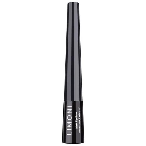 Limoni Матовая водостойкая подводка Matt Eyeliner, оттенок 01 black