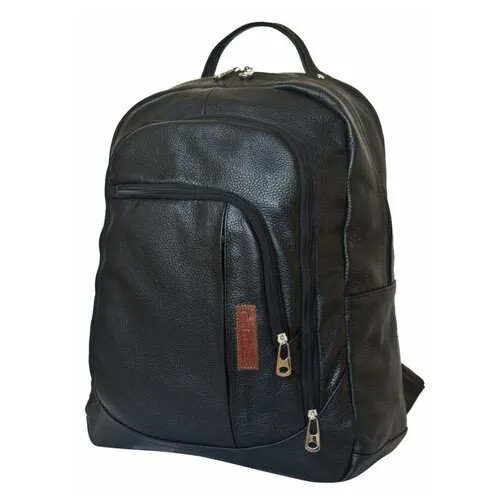 Мужской кожаный рюкзак Carlo Gattini Marsano black 3050-01