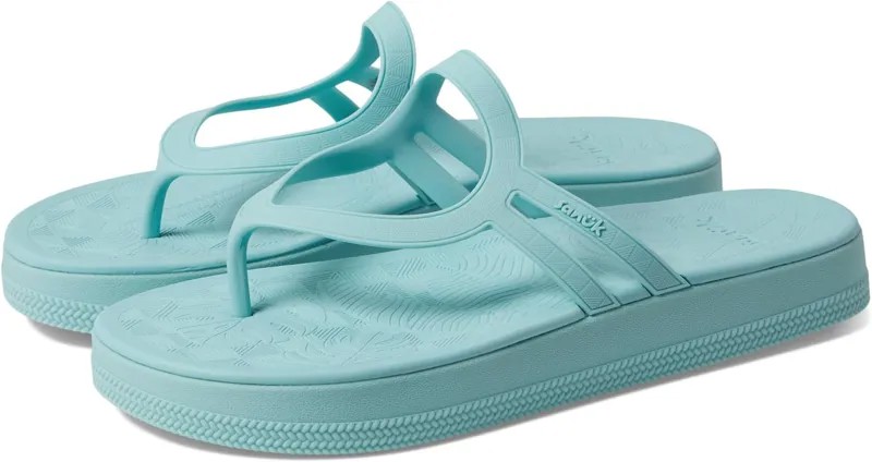 Сандалии на плоской подошве Sunshine SL Sanuk, цвет Pastel Turquoise