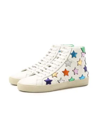 Кожаные кеды SL/06 Saint Laurent
