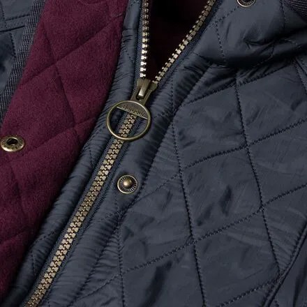 Кавалерийский жилет женский Barbour, цвет Navy/Merlot